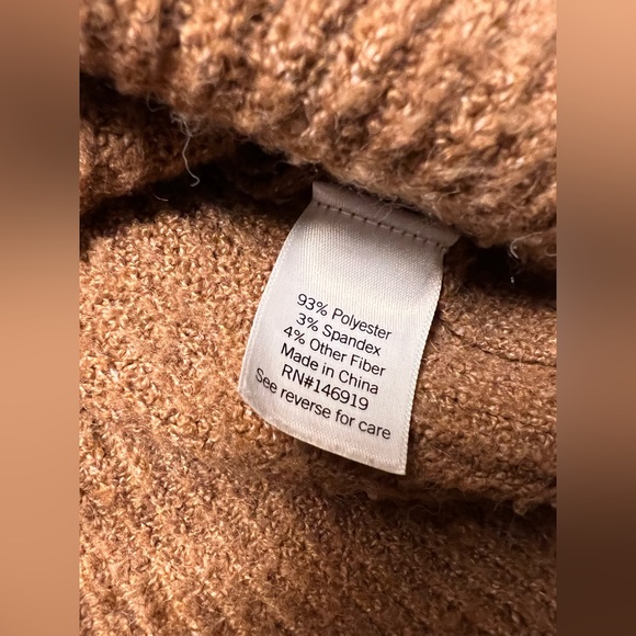 ‘So’ Rust Oversize Sweater M - Picture 3 of 6